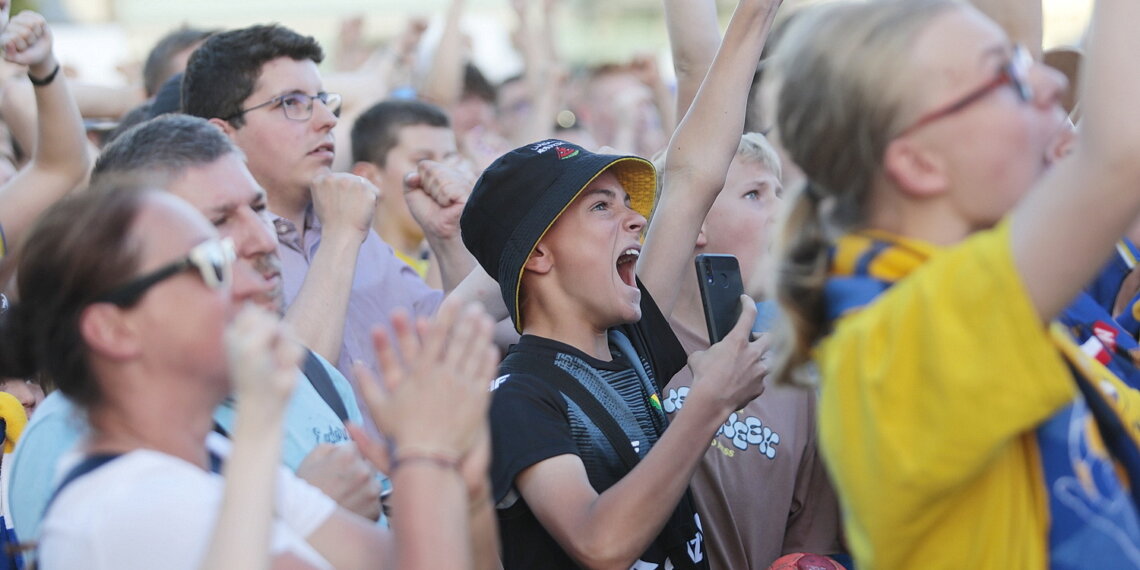 19.06.2022. Kielczanie kibicowali Łomży Vive Kielce w finałowym meczu LM