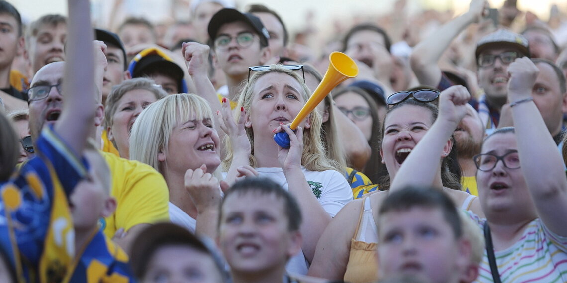 19.06.2022. Kielczanie kibicowali Łomży Vive Kielce w finałowym meczu LM