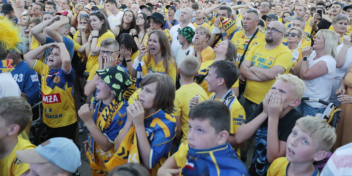 19.06.2022. Kielczanie kibicowali Łomży Vive Kielce w finałowym meczu LM