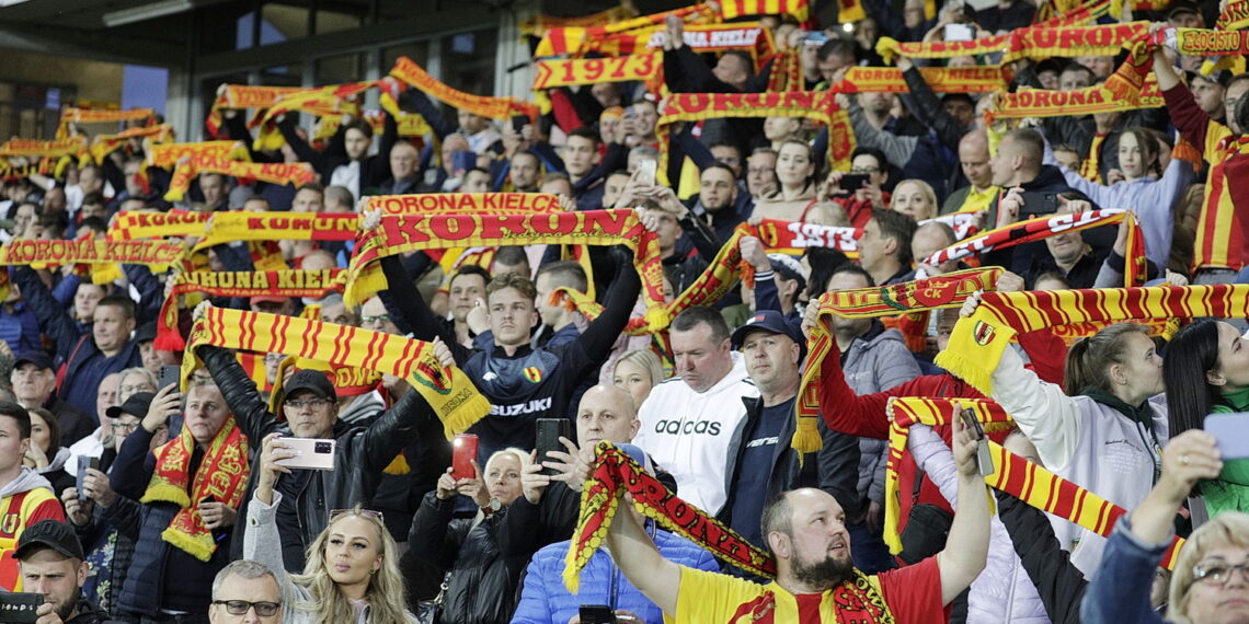 29.05.2022 Kielce mecz Korona Kielce - Chrobry Głogów, po którym Korona awansowała do ekstraklasy