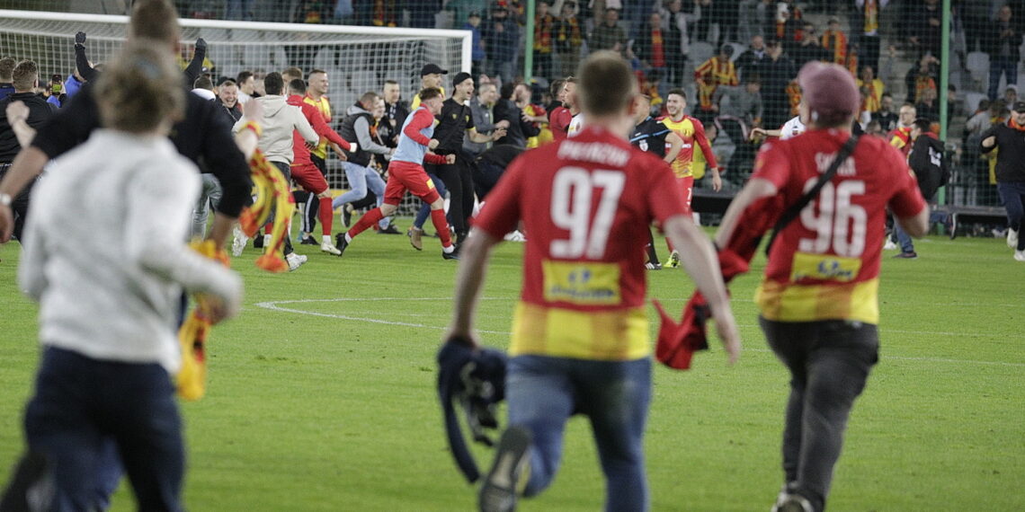 29.05.2022 Kielce mecz Korona Kielce - Chrobry Głogów, po którym Korona awansowała do ekstraklasy