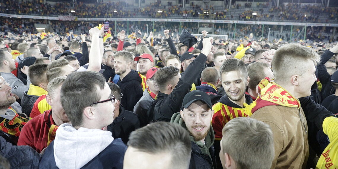 29.05.2022 Kielce mecz Korona Kielce - Chrobry Głogów, po którym Korona awansowała do ekstraklasy