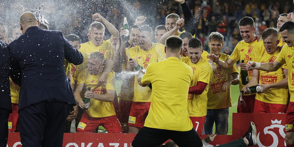 29.05.2022 Kielce mecz Korona Kielce - Chrobry Głogów, po którym Korona awansowała do ekstraklasy
