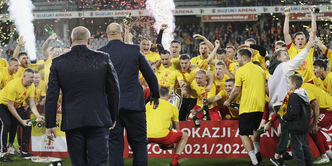 29.05.2022 Kielce mecz Korona Kielce - Chrobry Głogów, po którym Korona awansowała do ekstraklasy