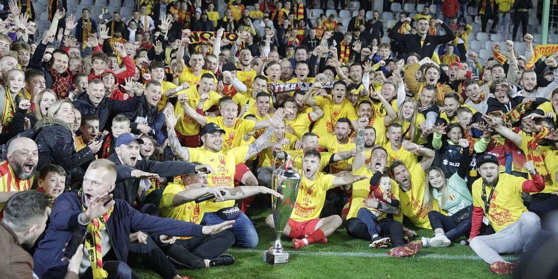 29.05.2022 Kielce mecz Korona Kielce - Chrobry Głogów, po którym Korona awansowała do ekstraklasy