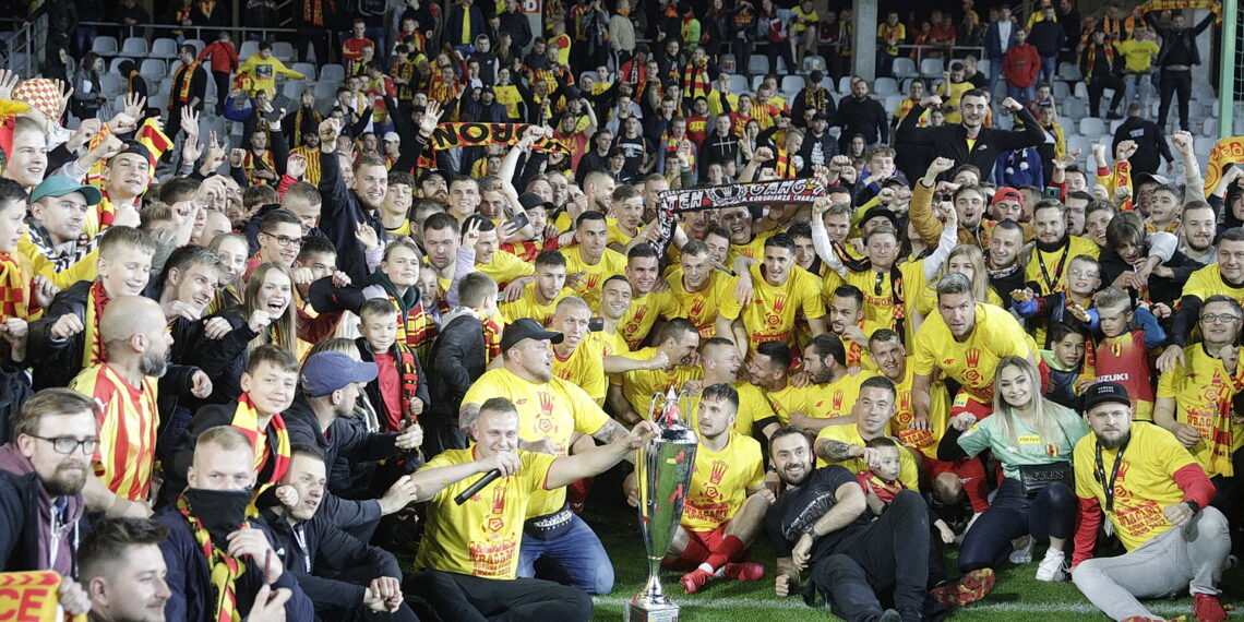 29.05.2022 Kielce mecz Korona Kielce - Chrobry Głogów, po którym Korona awansowała do ekstraklasy