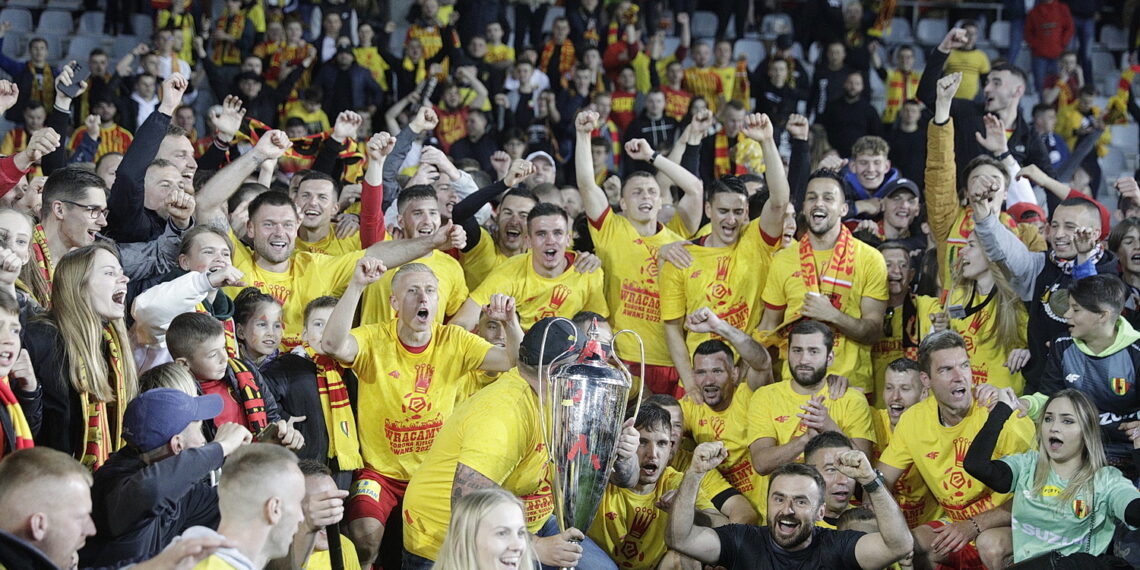 29.05.2022 Kielce mecz Korona Kielce - Chrobry Głogów, po którym Korona awansowała do ekstraklasy