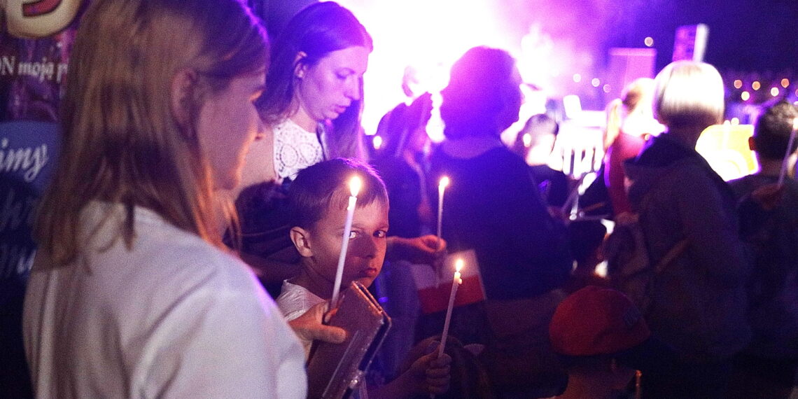 12.06.2022 Kielce. Spotkanie modlitewne. Uwielbienie Jarosław Kubalski / Radio Kielce