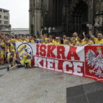 19.06.2022 Kolonia (Niemcy) Final Four Ligi Mistrzów. Przemarsz kibiców / Fot. Jarosław Kubalski - Radio Kielce