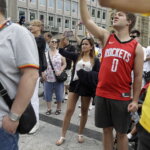 19.06.2022 Kolonia (Niemcy) Final Four Ligi Mistrzów. Przemarsz kibiców / Fot. Jarosław Kubalski - Radio Kielce