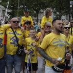 19.06.2022 Kolonia (Niemcy) Final Four Ligi Mistrzów. Przemarsz kibiców / Fot. Jarosław Kubalski - Radio Kielce