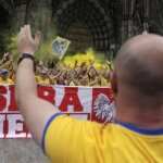 19.06.2022 Kolonia (Niemcy) Final Four Ligi Mistrzów. Przemarsz kibiców / Fot. Jarosław Kubalski - Radio Kielce