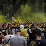 19.06.2022 Kolonia (Niemcy) Final Four Ligi Mistrzów. Przemarsz kibiców / Fot. Jarosław Kubalski - Radio Kielce