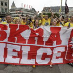 19.06.2022 Kolonia (Niemcy) Final Four Ligi Mistrzów. Przemarsz kibiców / Fot. Jarosław Kubalski - Radio Kielce