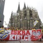 19.06.2022 Kolonia (Niemcy) Final Four Ligi Mistrzów. Przemarsz kibiców / Fot. Jarosław Kubalski - Radio Kielce