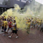 19.06.2022 Kolonia (Niemcy) Final Four Ligi Mistrzów. Przemarsz kibiców / Fot. Jarosław Kubalski - Radio Kielce