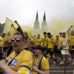 19.06.2022 Kolonia (Niemcy) Final Four Ligi Mistrzów. Przemarsz kibiców / Fot. Jarosław Kubalski - Radio Kielce