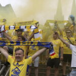 19.06.2022 Kolonia (Niemcy) Final Four Ligi Mistrzów. Przemarsz kibiców / Fot. Jarosław Kubalski - Radio Kielce