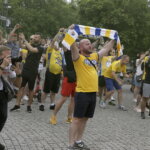 19.06.2022 Kolonia (Niemcy) Final Four Ligi Mistrzów. Przemarsz kibiców / Fot. Jarosław Kubalski - Radio Kielce