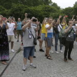 19.06.2022 Kolonia (Niemcy) Final Four Ligi Mistrzów. Przemarsz kibiców / Fot. Jarosław Kubalski - Radio Kielce