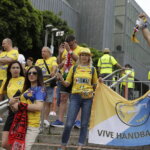19.06.2022 Kolonia (Niemcy) Final Four Ligi Mistrzów. Przemarsz kibiców / Fot. Jarosław Kubalski - Radio Kielce