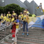 19.06.2022 Kolonia (Niemcy) Final Four Ligi Mistrzów. Przemarsz kibiców / Fot. Jarosław Kubalski - Radio Kielce