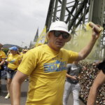 19.06.2022 Kolonia (Niemcy) Final Four Ligi Mistrzów. Przemarsz kibiców / Fot. Jarosław Kubalski - Radio Kielce