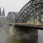 19.06.2022 Kolonia (Niemcy) Final Four Ligi Mistrzów. Przemarsz kibiców / Fot. Jarosław Kubalski - Radio Kielce