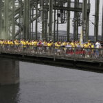 19.06.2022 Kolonia (Niemcy) Final Four Ligi Mistrzów. Przemarsz kibiców / Fot. Jarosław Kubalski - Radio Kielce