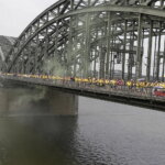 19.06.2022 Kolonia (Niemcy) Final Four Ligi Mistrzów. Przemarsz kibiców / Fot. Jarosław Kubalski - Radio Kielce