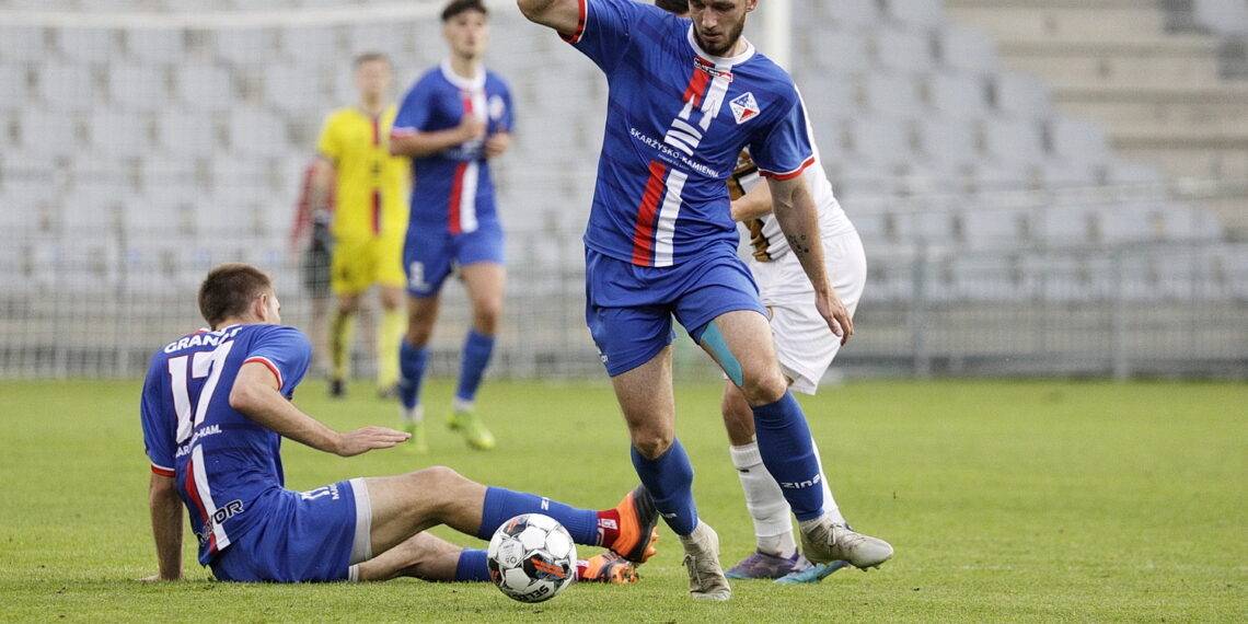 08.06.2022 Kielce. Finał Okręgowego Pucharu Polski. Mecz ŁKS Probudex Łagów - Granat Skarżysko-Kamienna