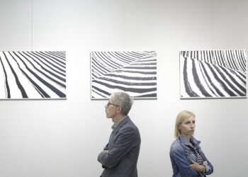 23.06.2022 Kielce. Galeria U Strasza. Wernisaż wystawy Tomasza Batora "Terra" / Fot. Jarosław Kubalski - Radio Kielce