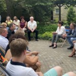 20.06.2022. Ostrowiec Św. Spotkanie parlamentarzystek PO z mieszkańcami / Fot. Emilia Sitarska - Radio Kielce