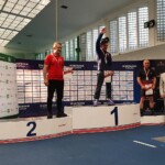 Warszawa. Tadeusz Szkwarek na drugim stopniu podium / Fot. Czarni Połaniec