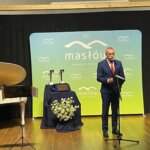 10.06.2022. Gala Nagrody Gospodarcze Gminy Masłów. Na zdjęciu: Tomasz Lato - wójt gminy Masłów / Paulina Michta / Radio Kielce