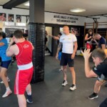 25.06.2022. Kielce. Seminarium i trening pięściarski przeprowadzony przez Krzysztofa Głowackiego w klubie Garda Kielce