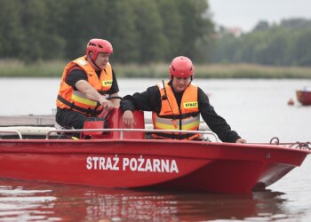 10.06.2022. Cedzyna. Ćwieczenia „Wielka Woda 2022” / Wiktor Taszłow / Radio Kielce