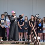 11.06.2022. Sandomierz. Dzień Młodych Diecezji Sandomierskiej. Na zdjęciu biskup sandomierski Krzysztof Nitkiewicz / ks. Grzegorz Słodkowski