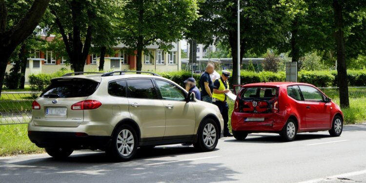 10.06.2022. Kielce. Wypadek na ul. Warszawskiej / Piotr Kwaśniewski / Radio Kielce