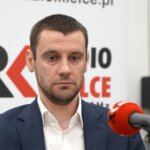 12.06.2022. Kielce. Studio Polityczne Radia Kielce. Na zdjęciu: Dawid Lewicki - Konfederacja Partia KORWiN / Kamil Król / Radio Kielce