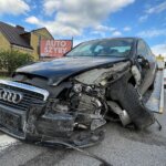 14.06.2022. Kielce. Zdarzenie drogowe na ulicy Łódzkiej / Wiktor Taszłow / Radio Kielce