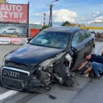 14.06.2022. Kielce. Zdarzenie drogowe na ulicy Łódzkiej / Wiktor Taszłow / Radio Kielce