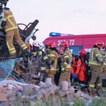 23.06.2022. Pastwiska. Wypadek / fot. Ratownictwo Powiatu Ostrowieckiego