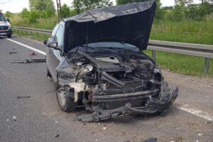 06.06.2022. Łążek. Wypadek / Komenda Powiatowa Policji w Sandomierzu