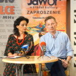 21.06.2022. Radio Kielce. Śniadanie prasowe. Na zdjęciu (od lewej): Magdalena Sitek- Radio Kielce, Paweł Solarz - Radio Kielce / Fot. Piotr Kwaśniewski - Radio Kielce