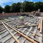 15.06.2022. Kielce. Budowa nowej siedziby Teatru Lalki i Aktora „Kubuś” / Wiktor Taszłow / Radio Kielce