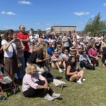 11.06.2022. Ostrowiec Św. Piknik rodzinny w Katolickim Zespole Edukacyjnym / Anna Głąb / Radio Kielce