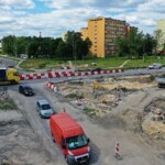 23.06.2022. Kielce. Przebudowa skrzyżowania Alei Solidarności z Aleją Tysiąclecia Państwa Polskiego / Fot. Jarosław Kubalski - Radio Kielce