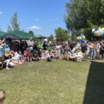 11.06.2022. Ostrowiec Św. Piknik rodzinny w Katolickim Zespole Edukacyjnym / Anna Głąb / Radio Kielce