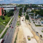 23.06.2022. Kielce. Przebudowa skrzyżowania Alei Solidarności z Aleją Tysiąclecia Państwa Polskiego / Fot. Jarosław Kubalski - Radio Kielce